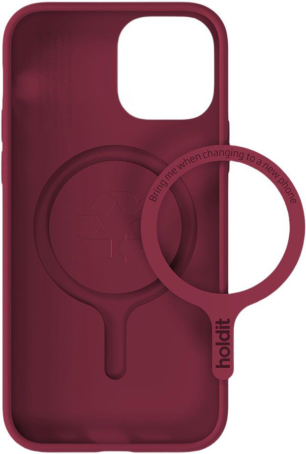 Soft Magsafe Case iPhone 12/12Pro Red Velvet