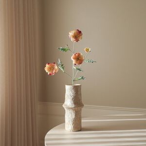 Rose Four Heads Poppy Flower