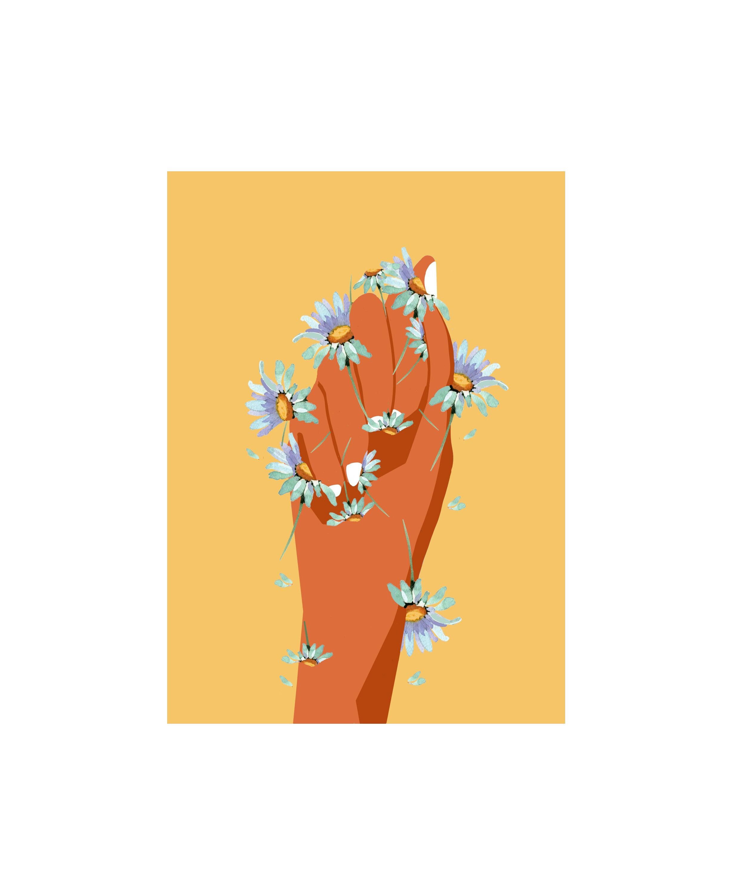 Affordable Art Prints x Sannel Larson - Flower Fist