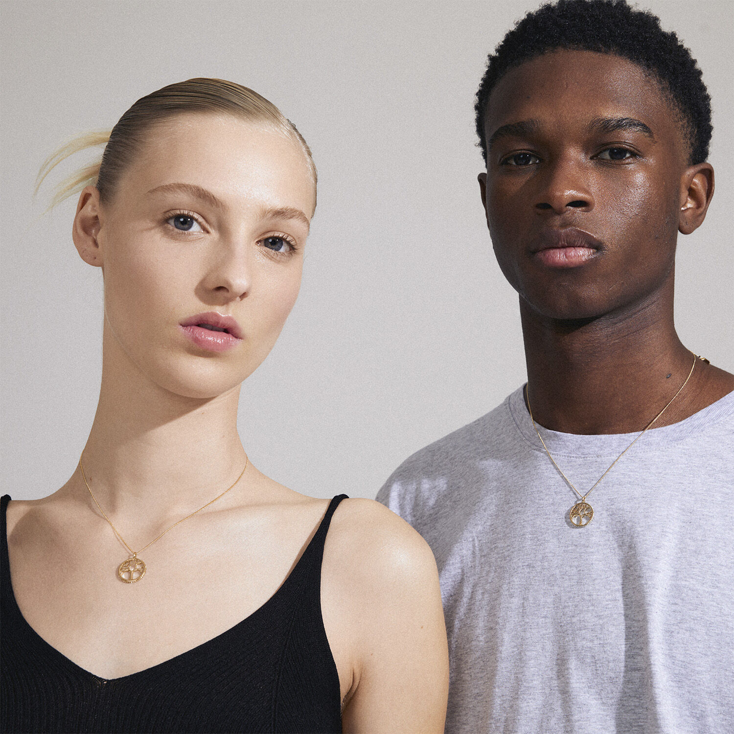 ALIA recycled necklace gold-plated