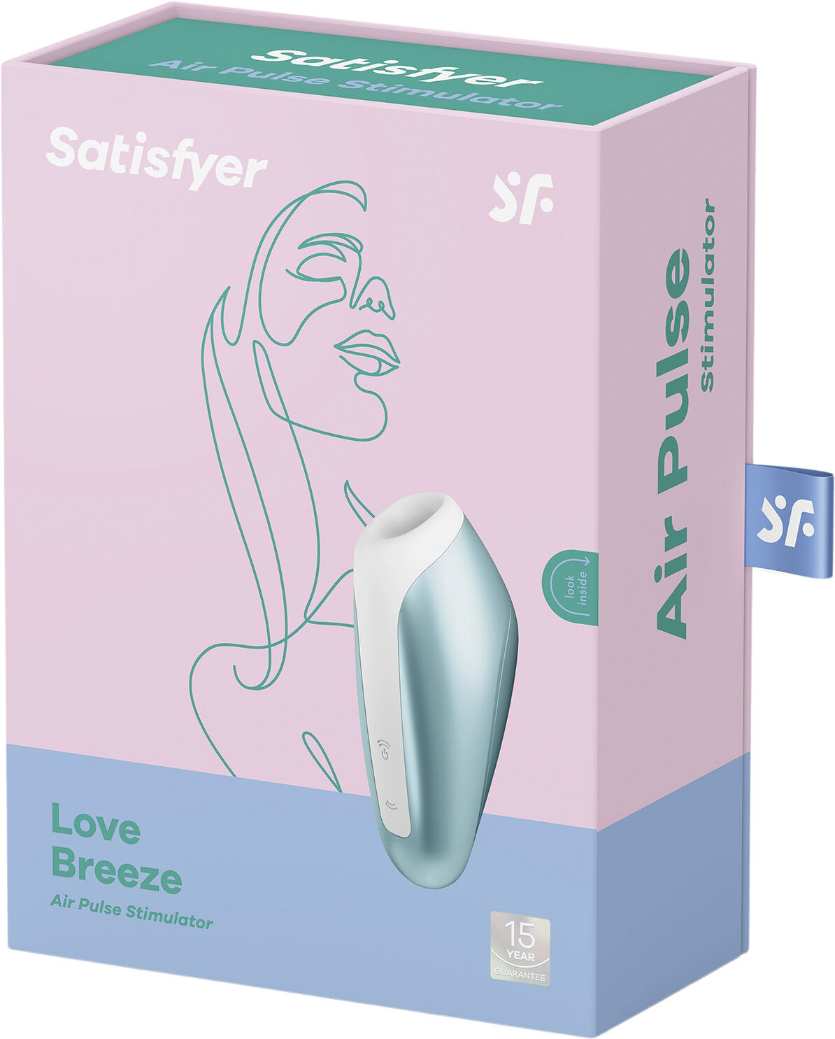 Satisfyer Love Breeze Ice-Blue lufttrycksvibrator