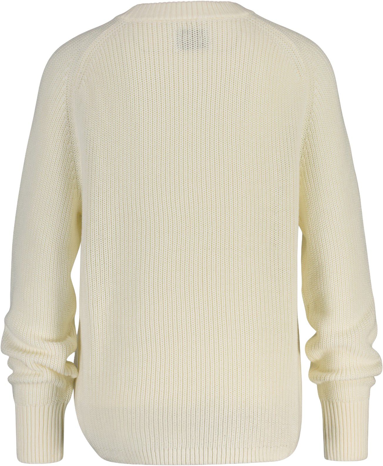 RIBBED KNIT COTTON C-NECK