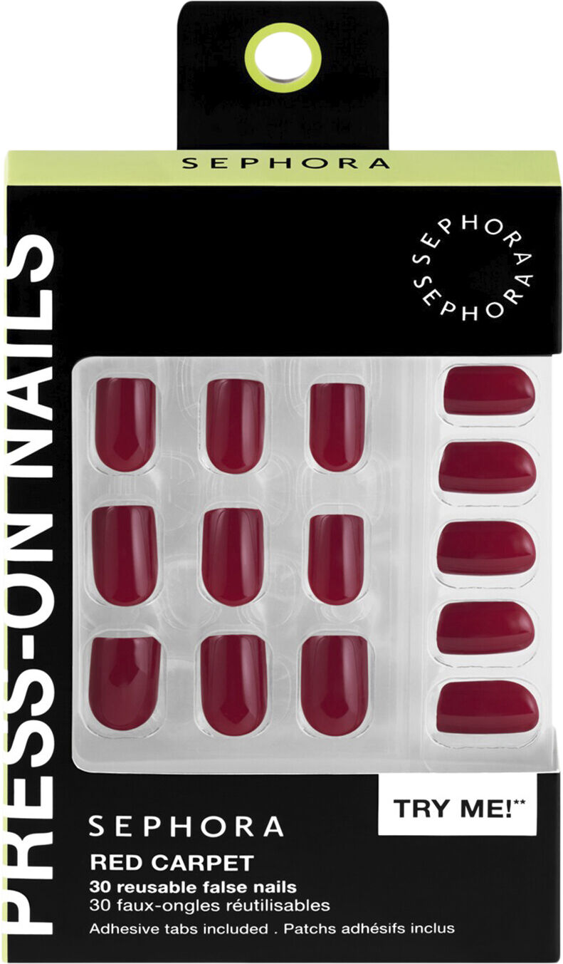 Kit Faux-Ongles R&eacute;utilisables, Pads Adh&eacute;sifs - Gel-effekt, proffsresul