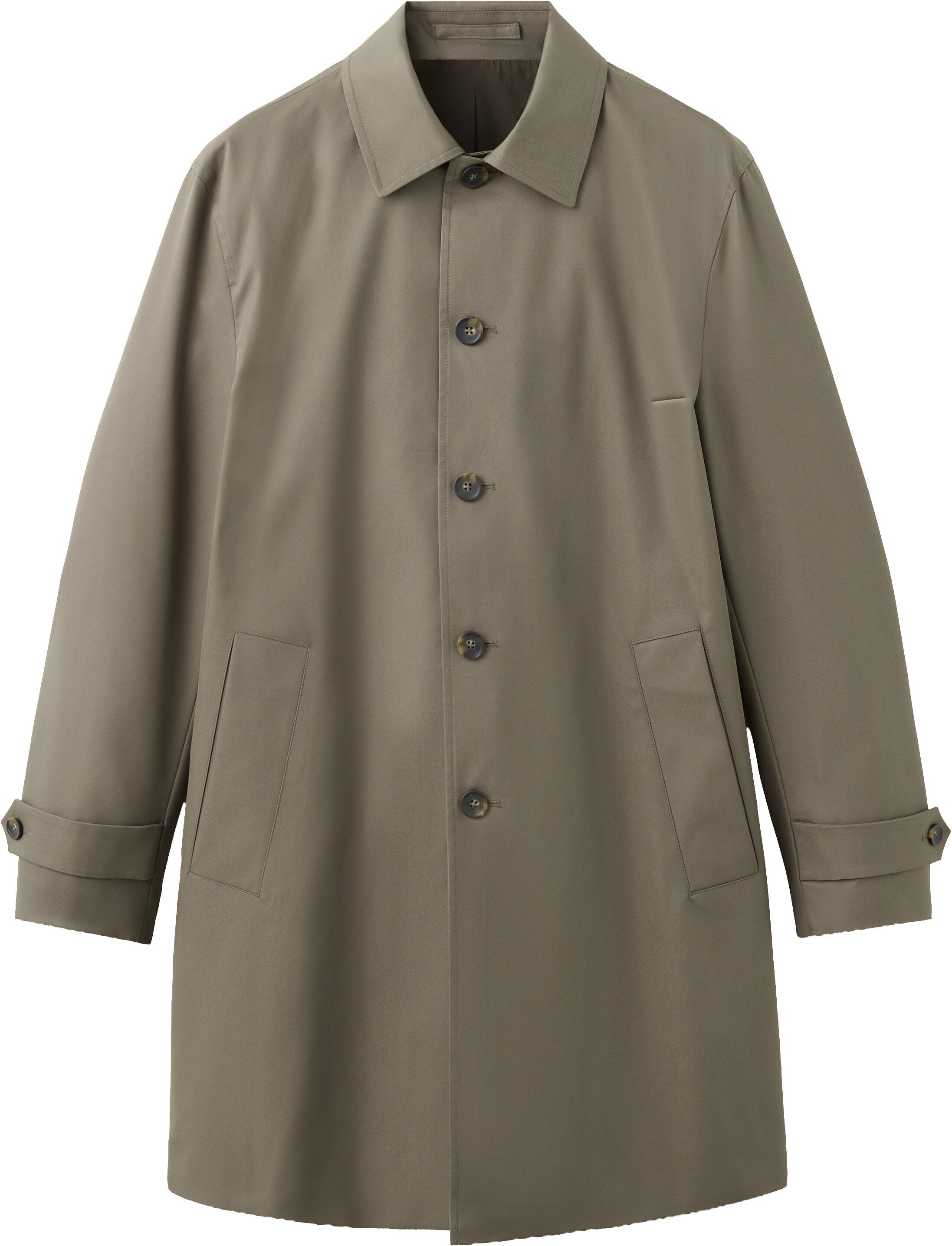 Water-repellent gabardine with pock
