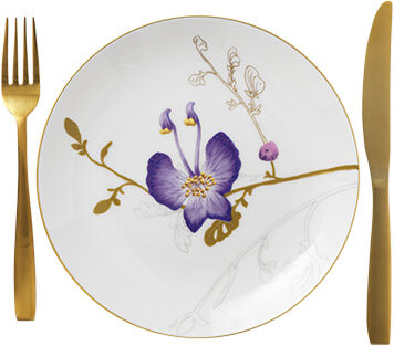 Flora tallrik 22 cm Fikus