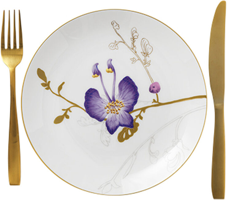 Flora tallrik 22 cm Fikus