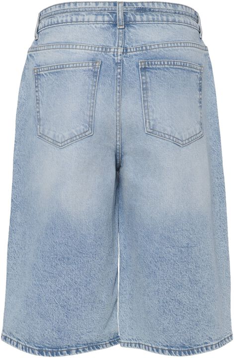 PCSELMA MW WIDE DENIM SHORTS