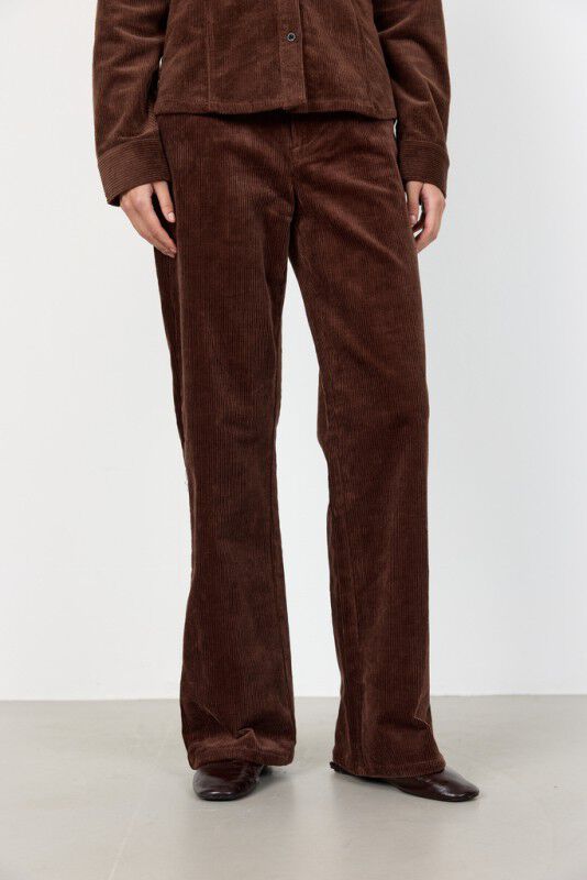 LR-ORLANDO 3 Bukser M&oslash;rk brun