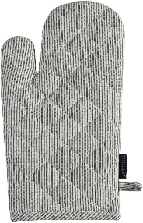 Grill handske m/stikning 19x31cm bomuld