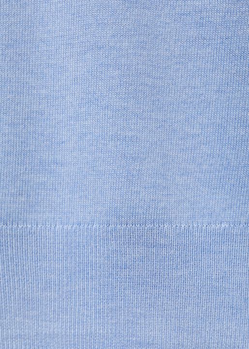 Fine-knit crew-neck sweater