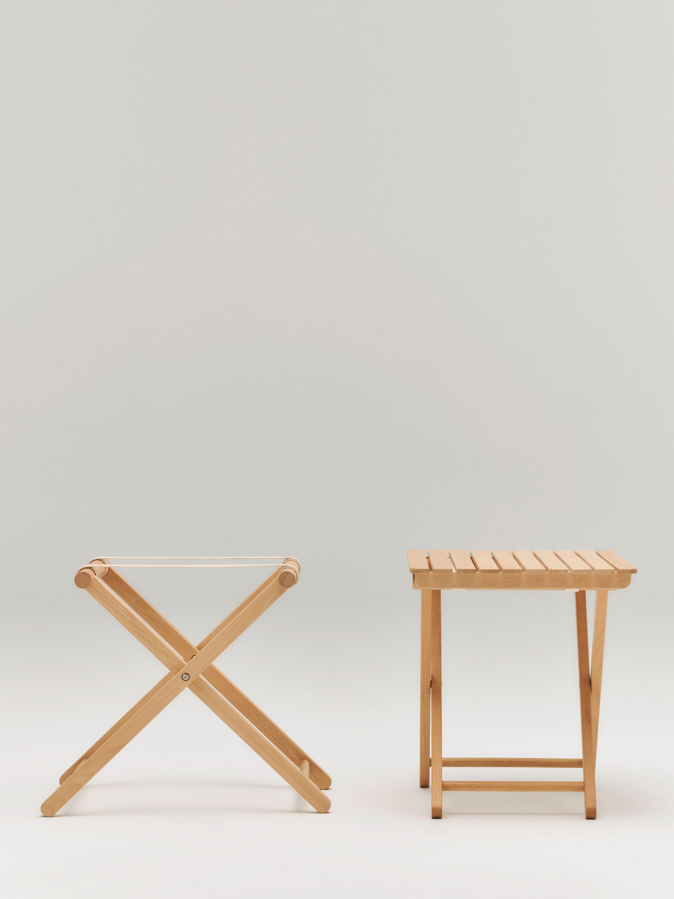 Outdoor Market Folding Table - Small - Natural