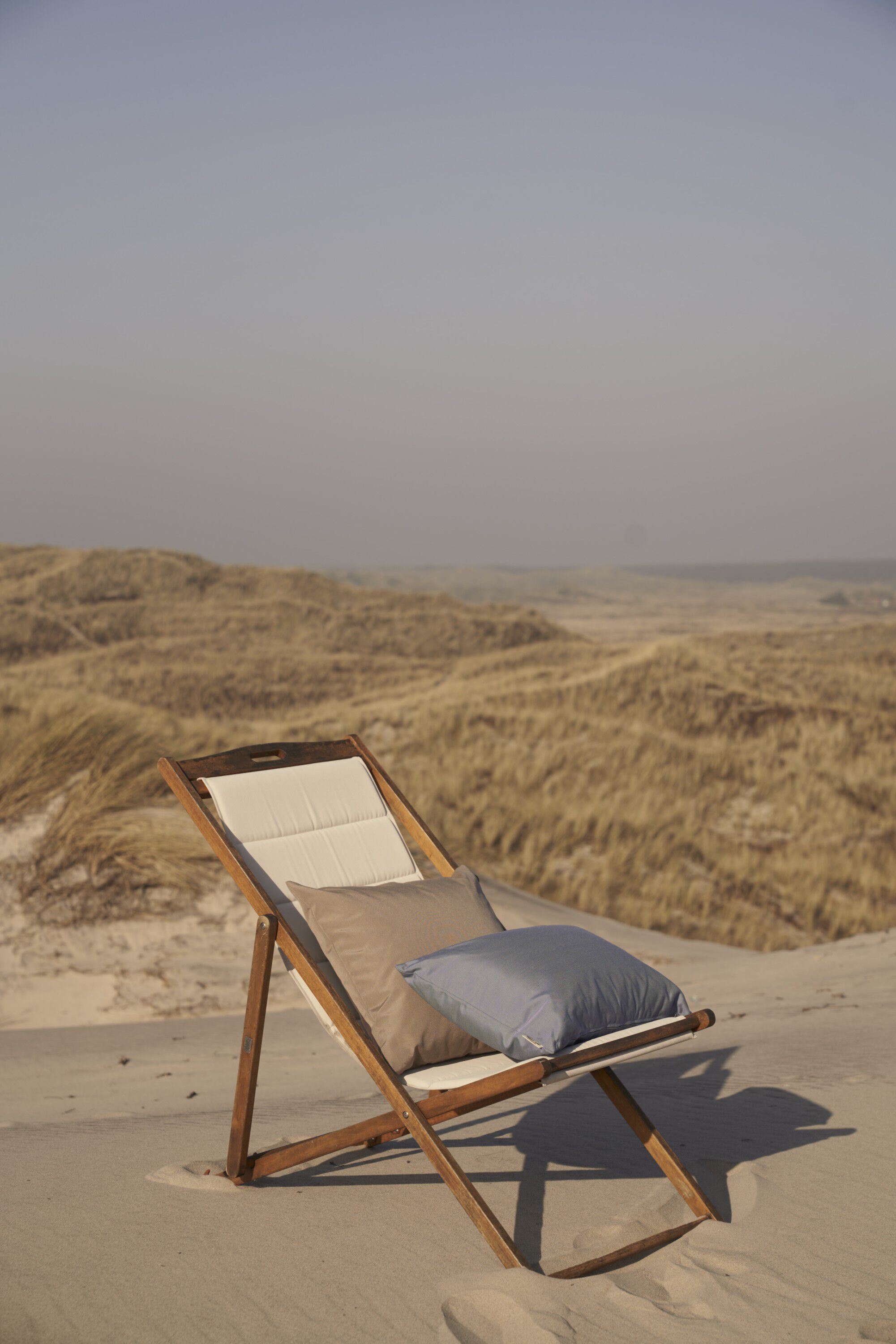 Fossflakes utomhuskudde 50x50 cm. Taupe