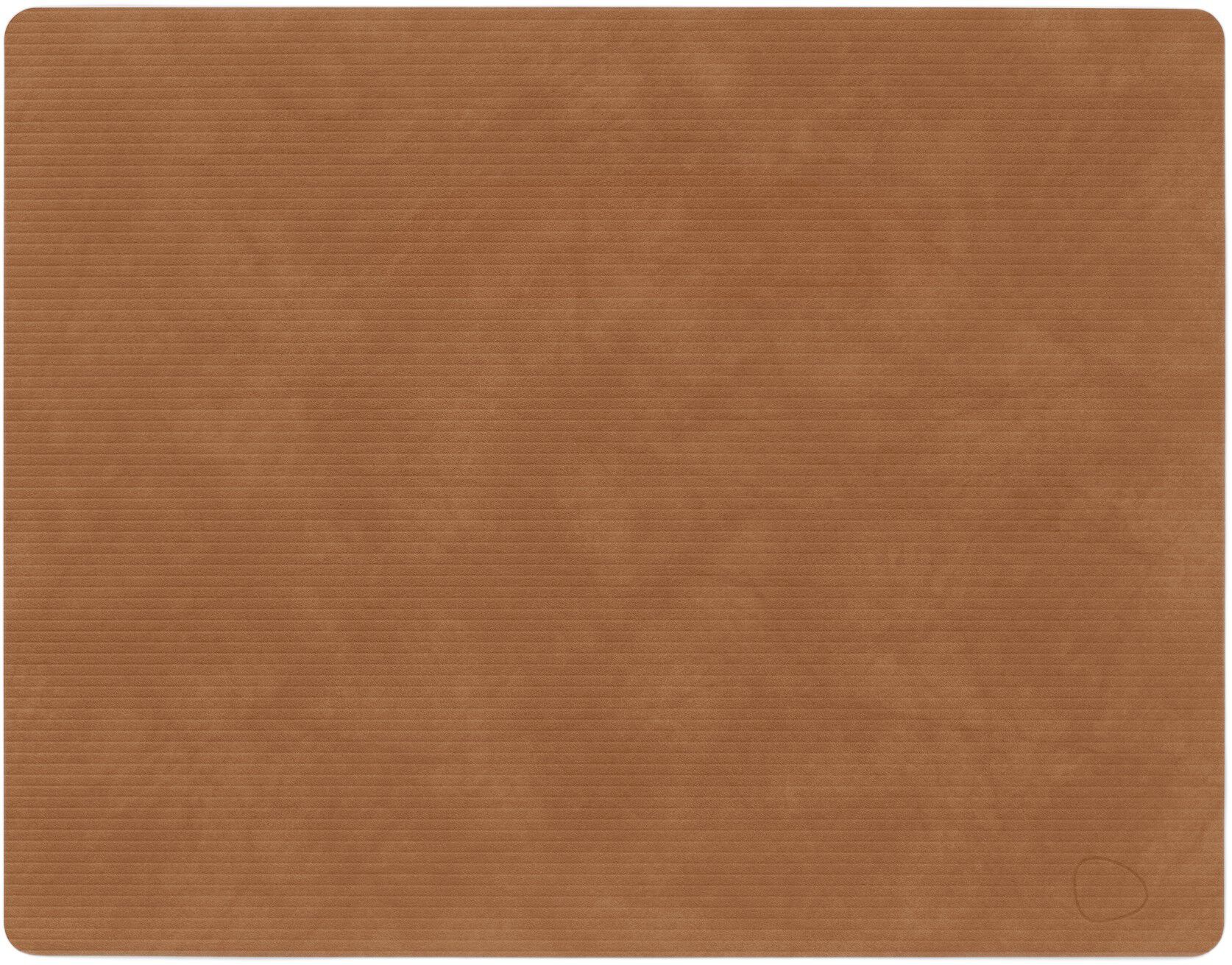 Table Mat Square L Corduroy Nature