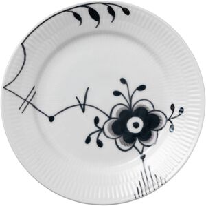 Black Fluted Mega 19 cm tallrik dekor nr. 6
