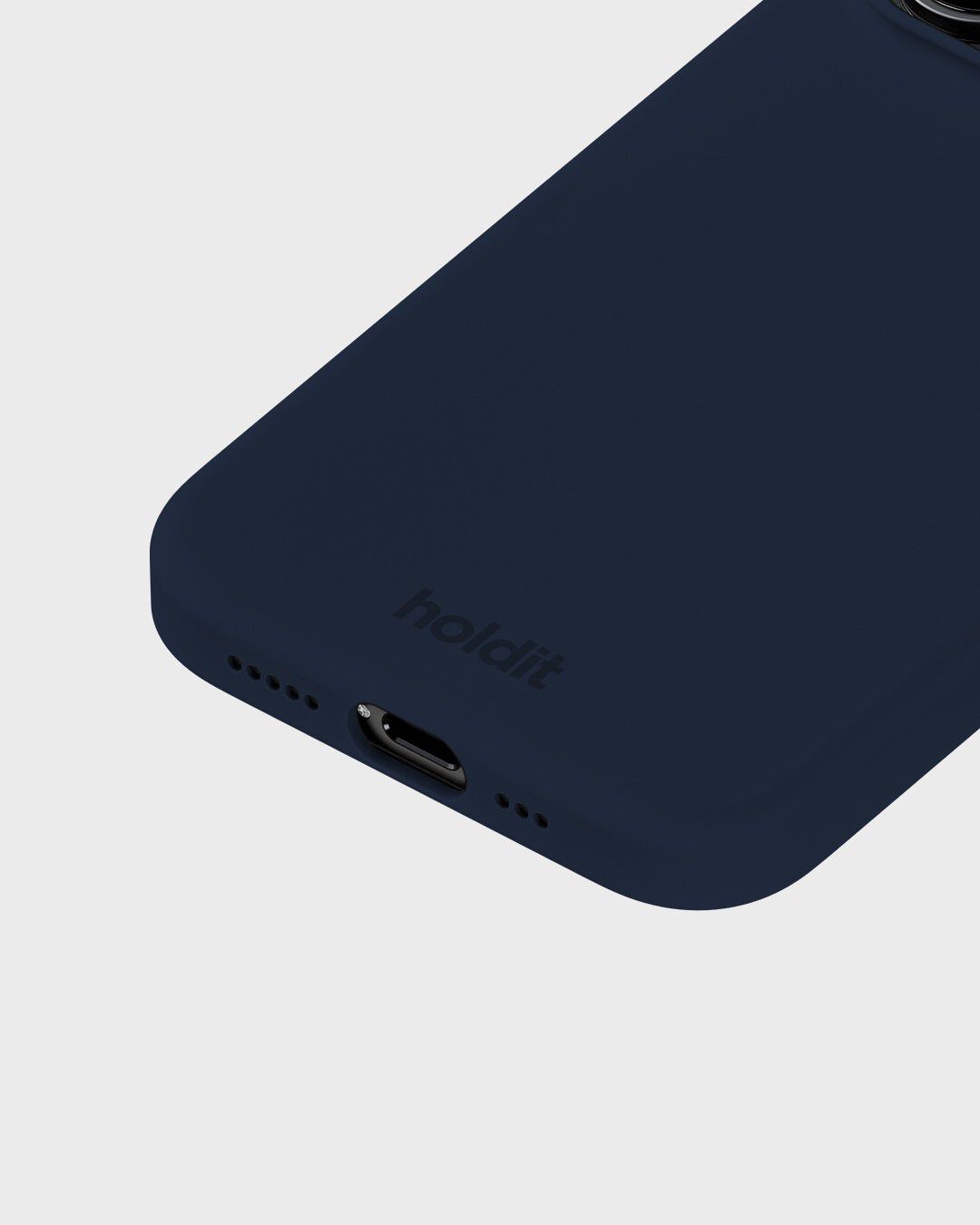 Silicone Case iPhone 15 Pro Midnight Blue