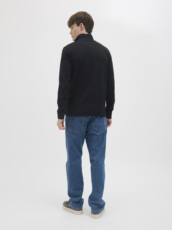 JREBCALLUM KNIT HALF ZIP SN