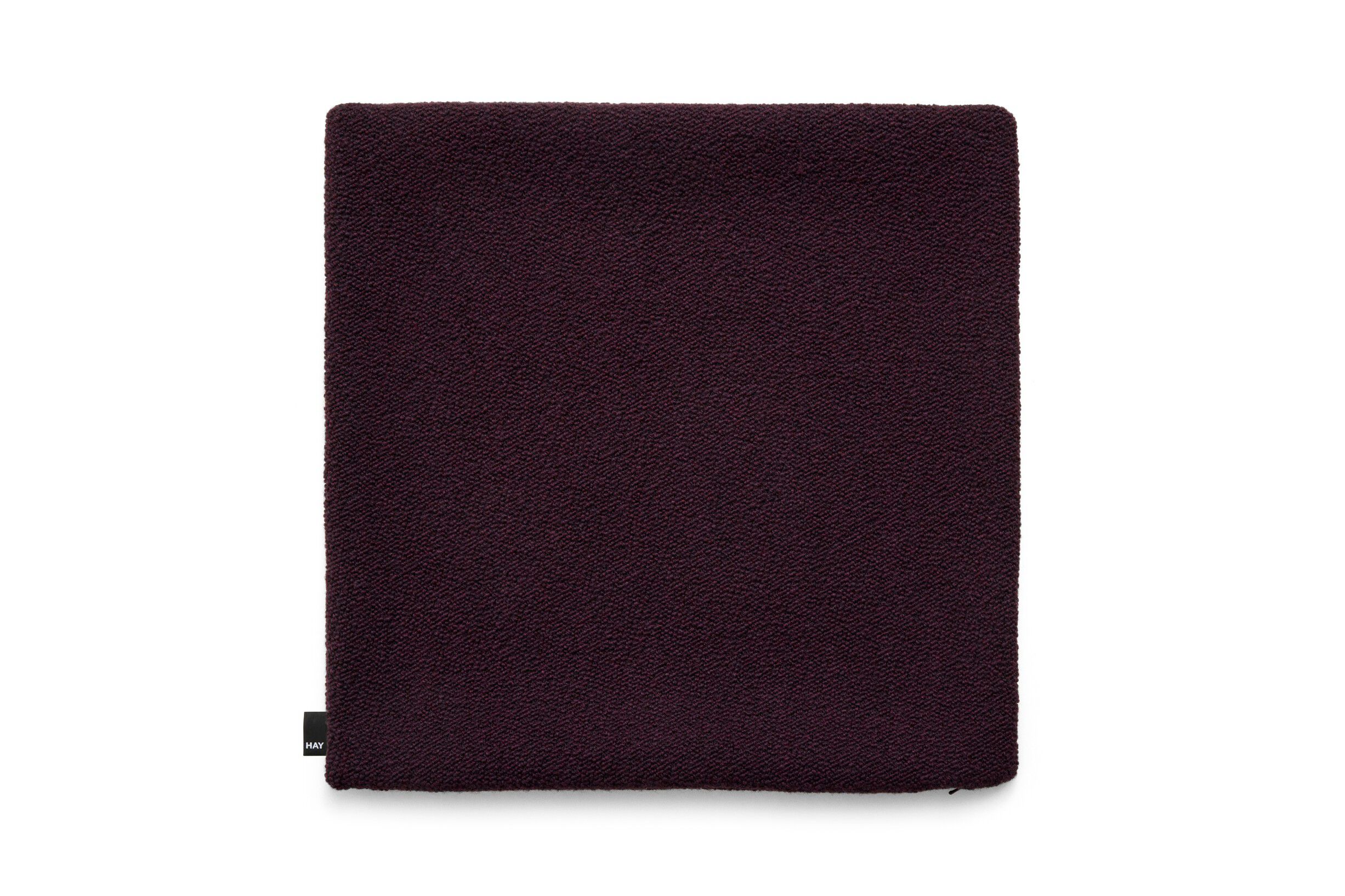 Texture Cushion Cover-50 x 50-Burgundy