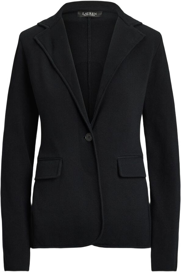 Cotton-Blend Sweater Blazer
