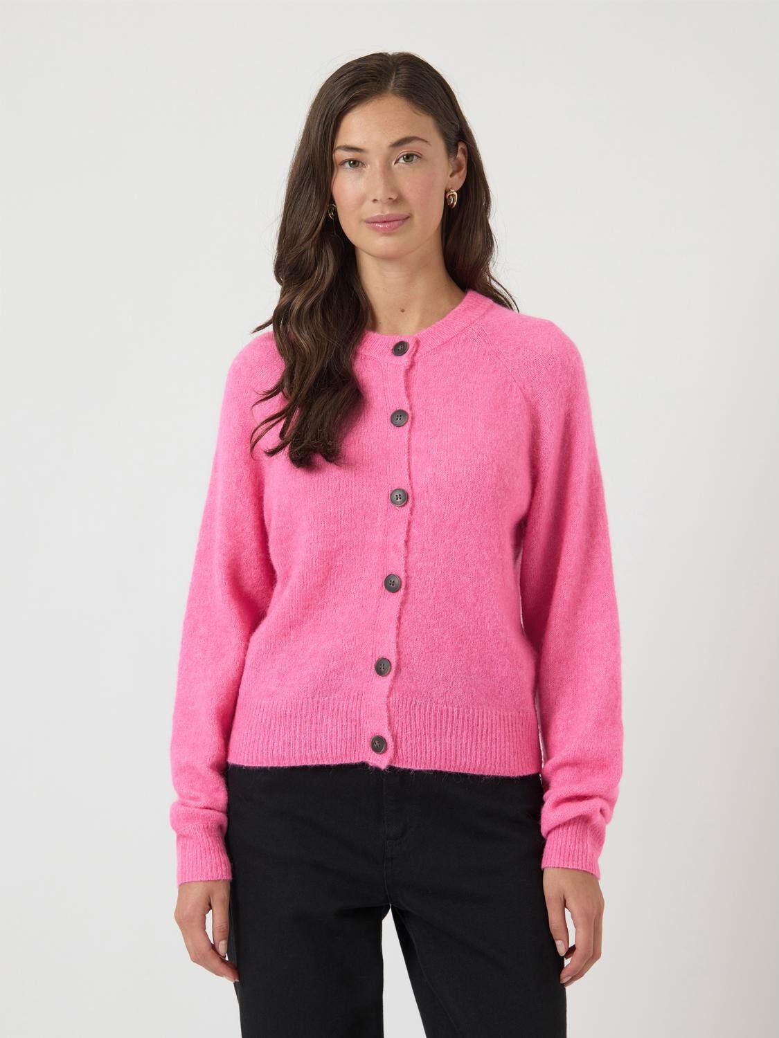 Yasjohi Ls Wool Blend Cardigan S. Noos