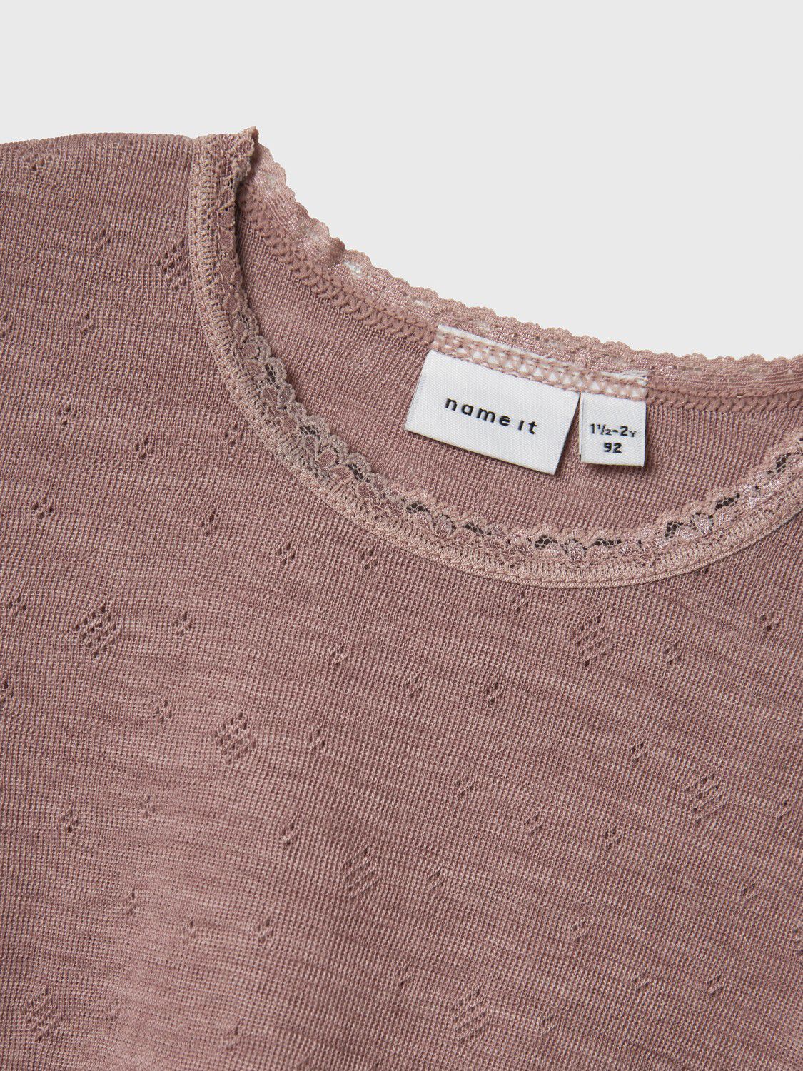 NMFWANG WOOL NEEDLE LS TOP SOLID NO