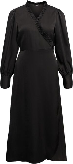 OBJCHILLI L/S WRAP DRESS DIV