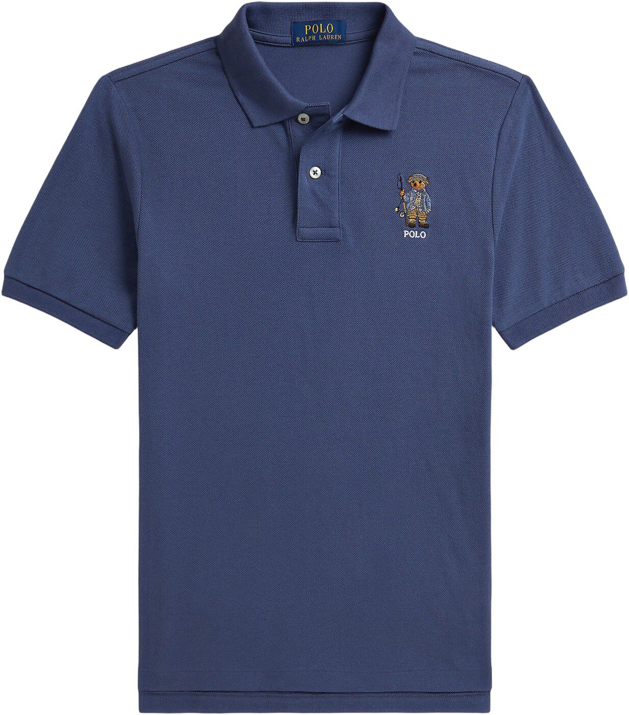 Polo Bear Cotton Mesh Polo Shirt