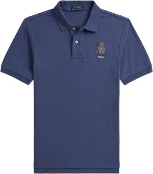 Polo Bear Cotton Mesh Polo Shirt