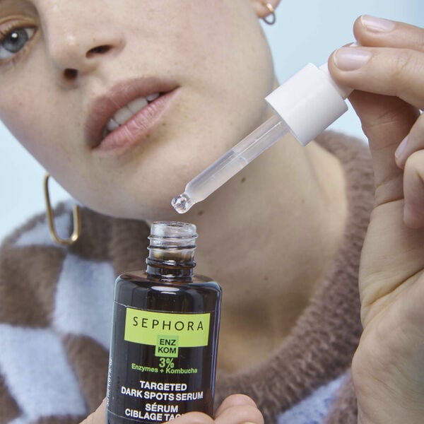 Targeted Dark Sports Serum - for Face & Neck with 3% Kombucha + Enzyme