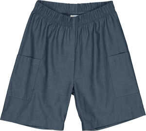 Chambray cargo shorts