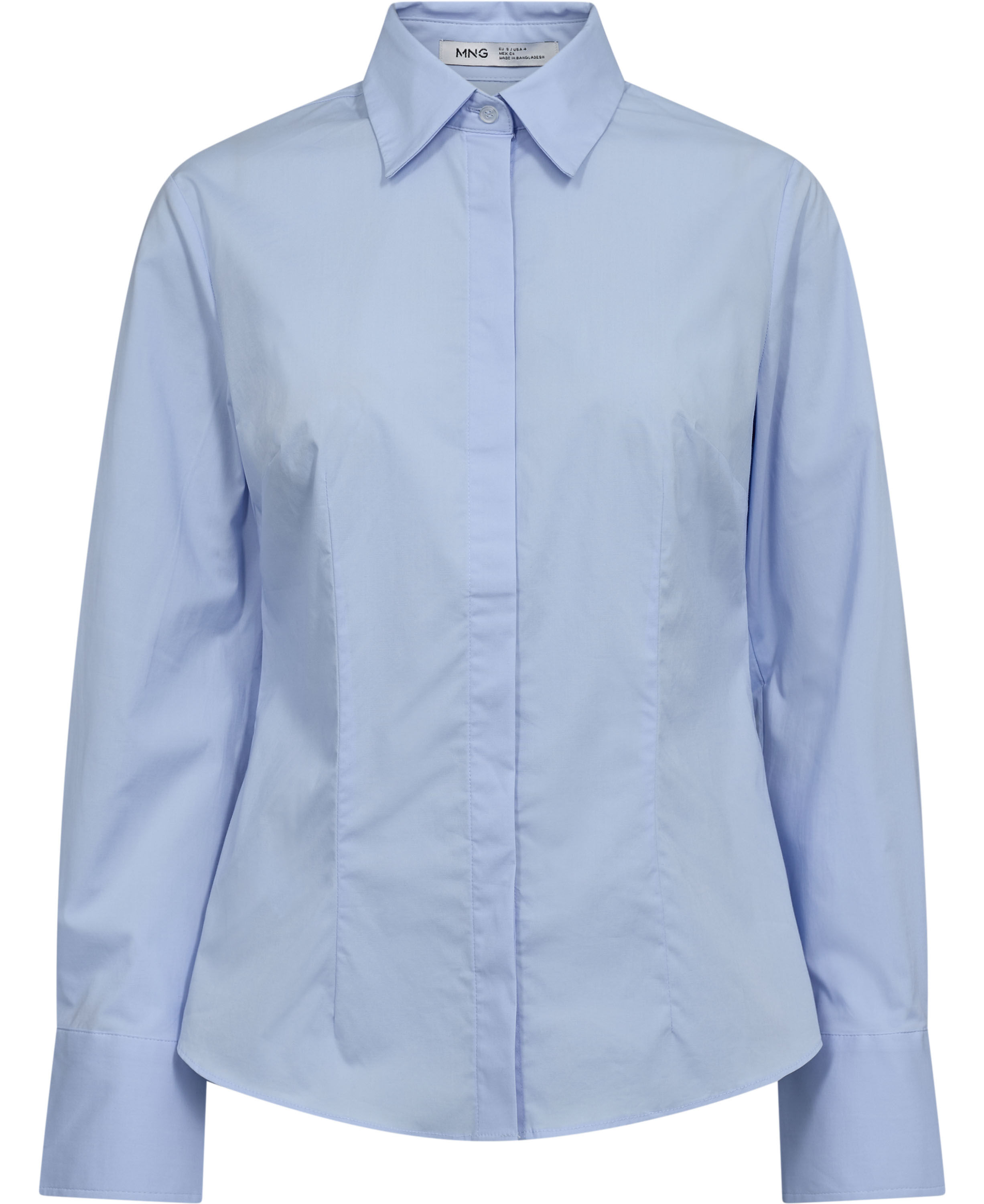 Slim-fit poplin shirt