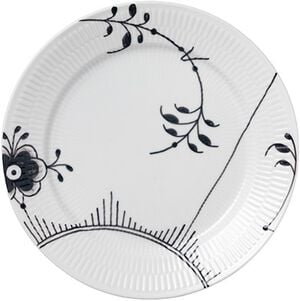 Black Fluted Mega 27 cm tallrik dekor nr. 2