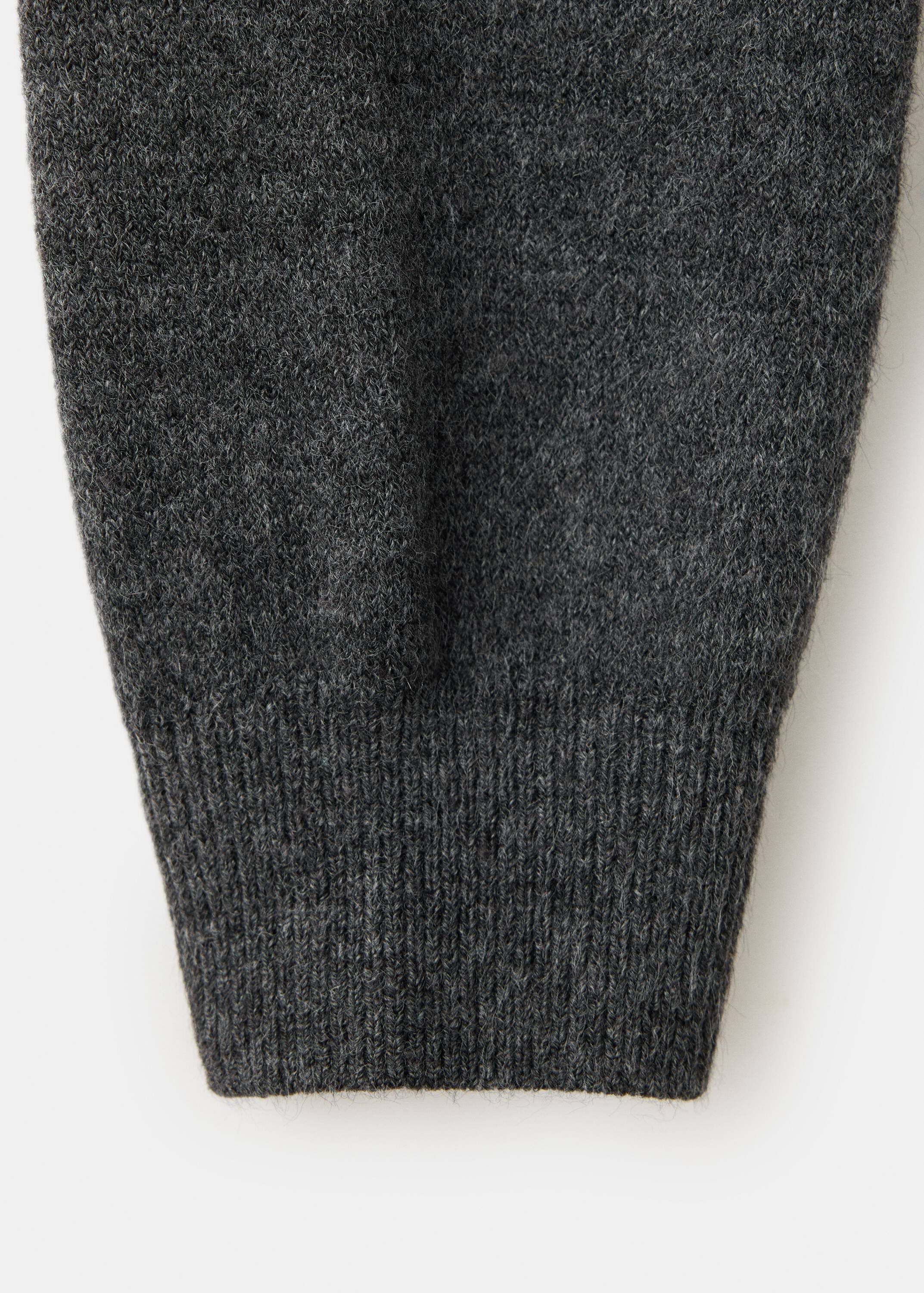 Beaded high-neck jumper