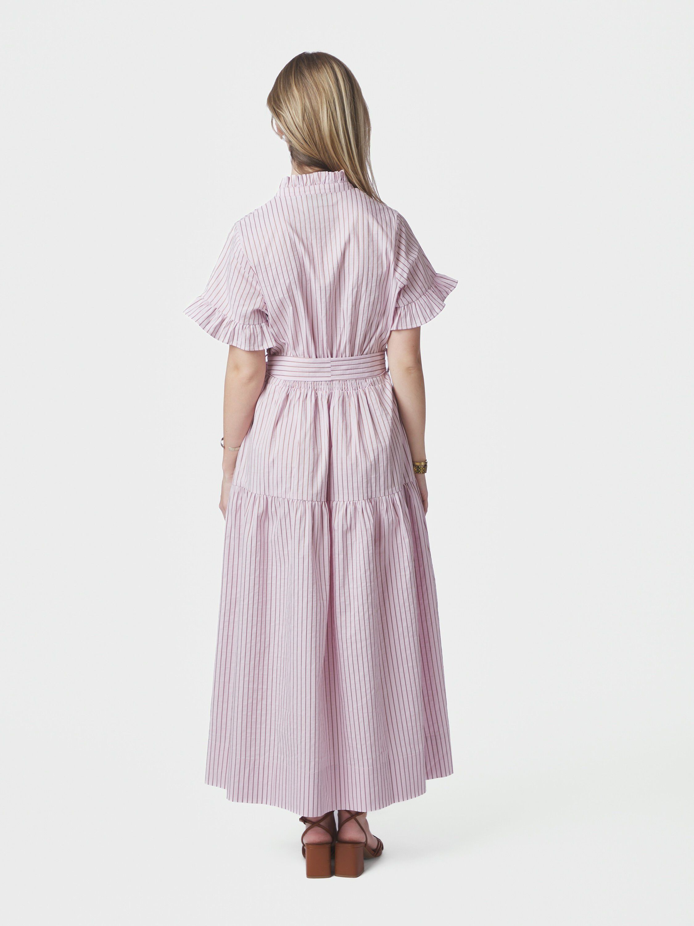 Nessie Structure Stripe Dress
