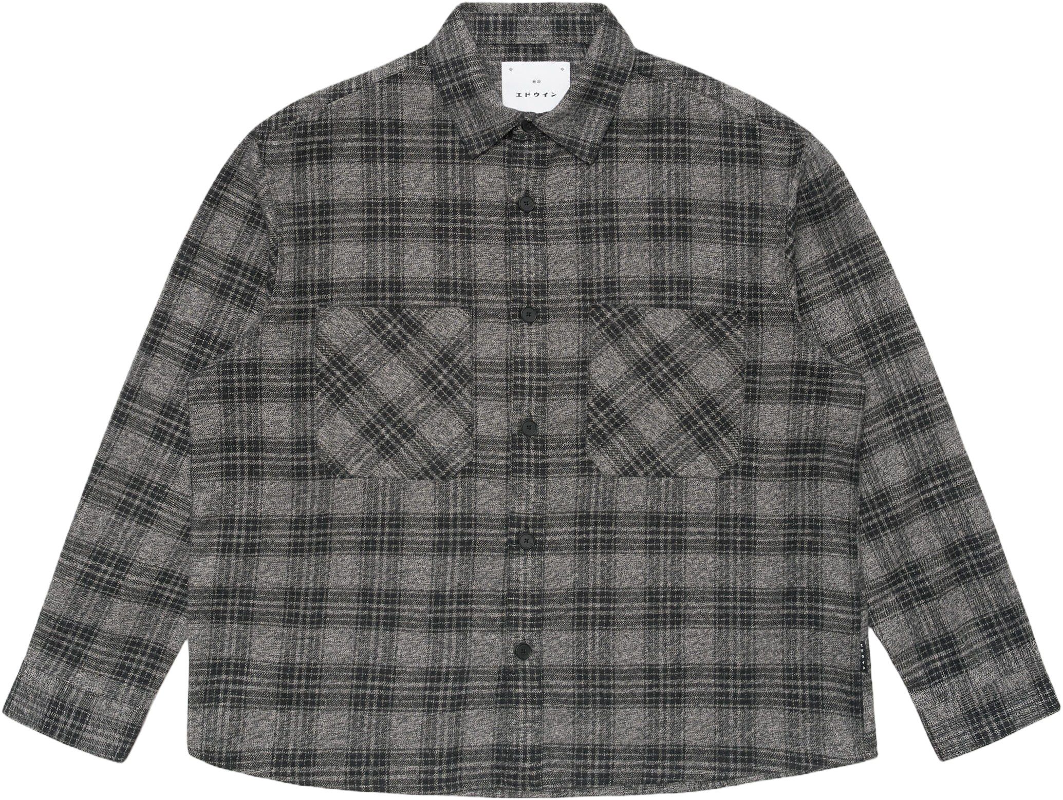 Ace Shirt Ls - Black/Grey