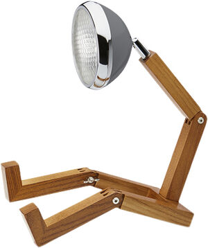 Mr. Wattson Original Table Lamp, 12V, G4 LED, Ash - Intense Grey