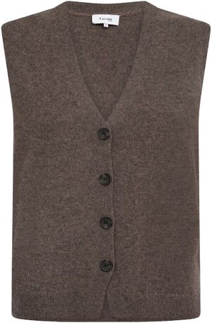 LR-ELOISE 10 Vest M&oslash;rk brun