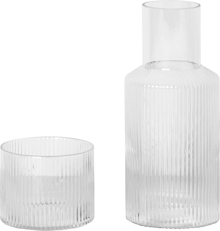 Ripple Small Carafe Set - Clear