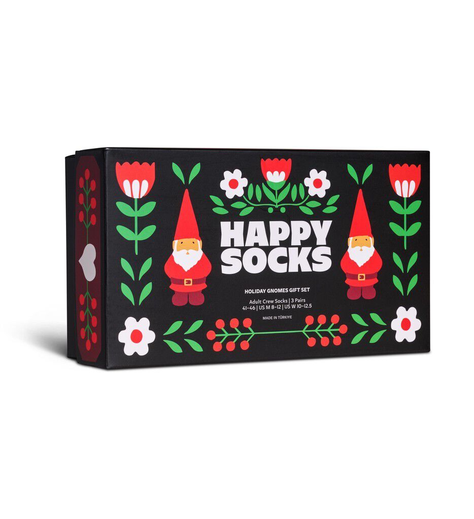 3-Pack Holiday Gnomes Socks Gift Set
