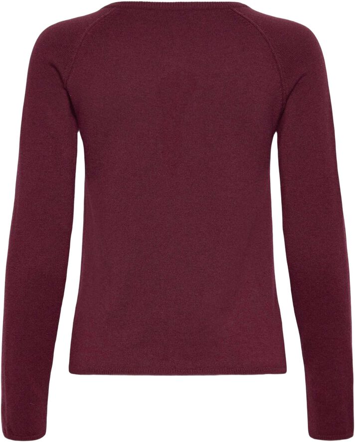 RWLaica Cashmere LS O-neck Raglan Cardigan