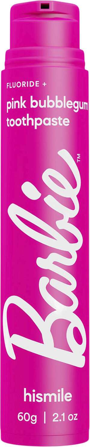 Fluorid+ - Tandkräm Barbie Rosa Bubbelgum