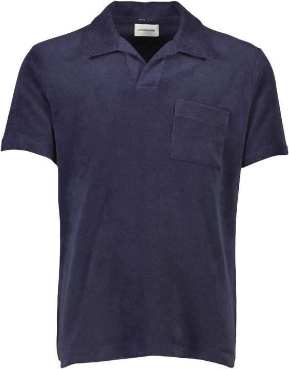 Towel v-neck polo S/S