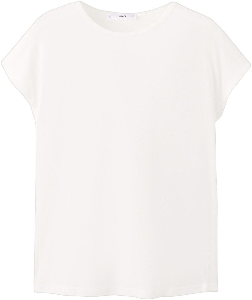 Short-sleeved cotton-blend t-shirt