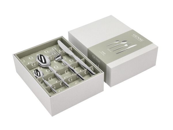 Bestickset Twist 16 delar Blankt stål