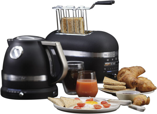 Artisan brödrost 2-skivor svart L34,8cm B18cm H22,