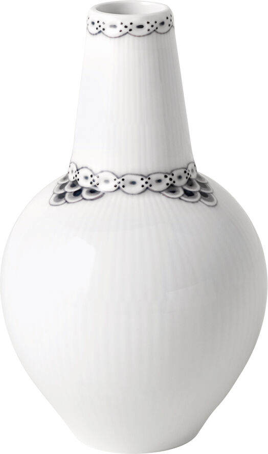 Sort Riflet Blonde Vase 15 cm