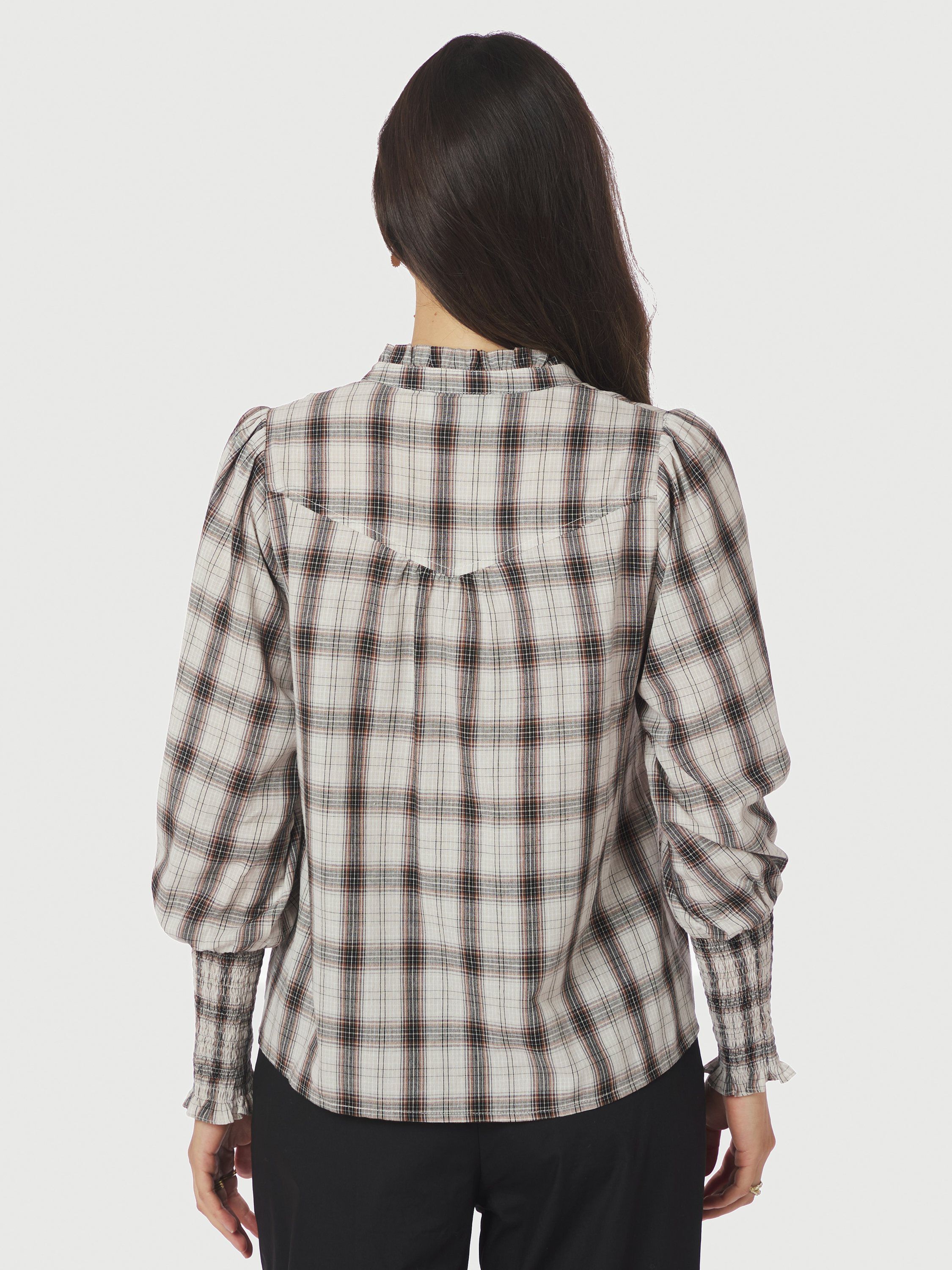 Camisa Big Check Blouse