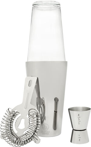 "Barsett Boston 0,45 liter 4 deler Rustfritt stÃ¥l/Glass"