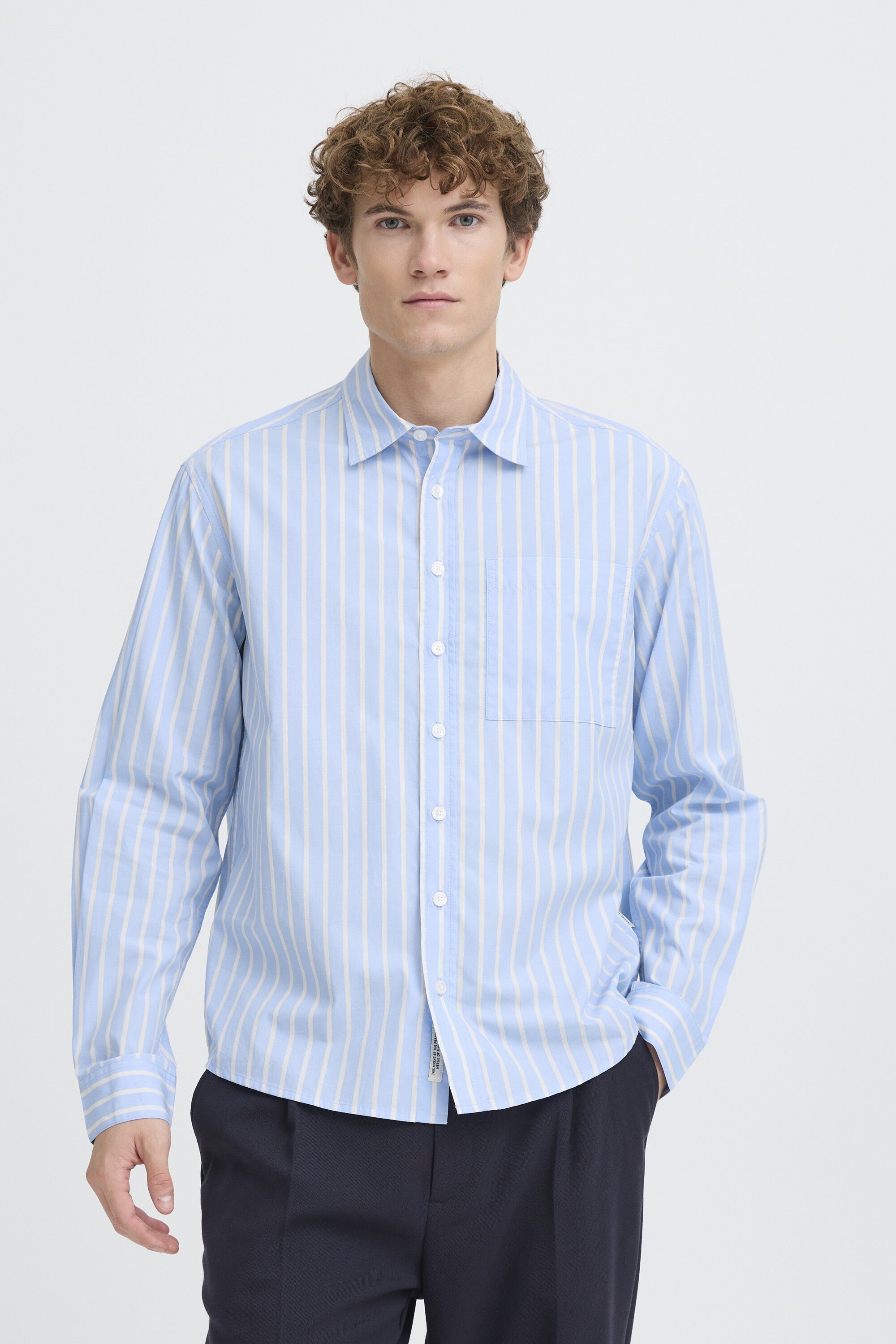 CFZAN LS STRIPED RELAXED SHIRT