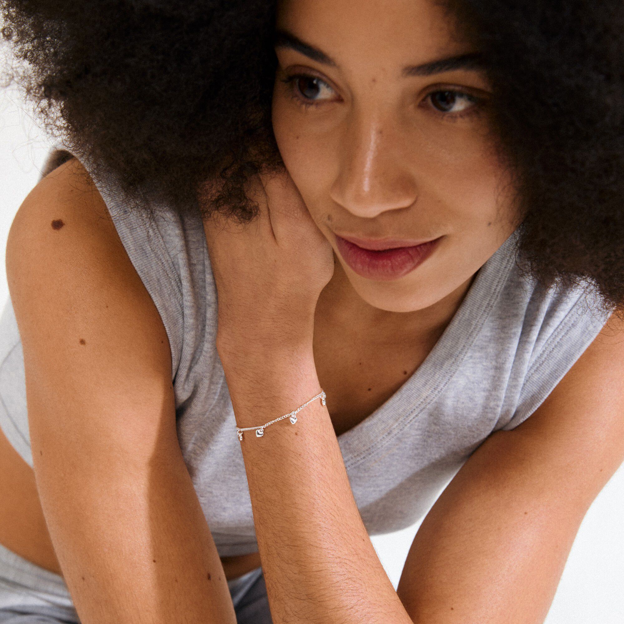 ALAIA bracelet silver-plated