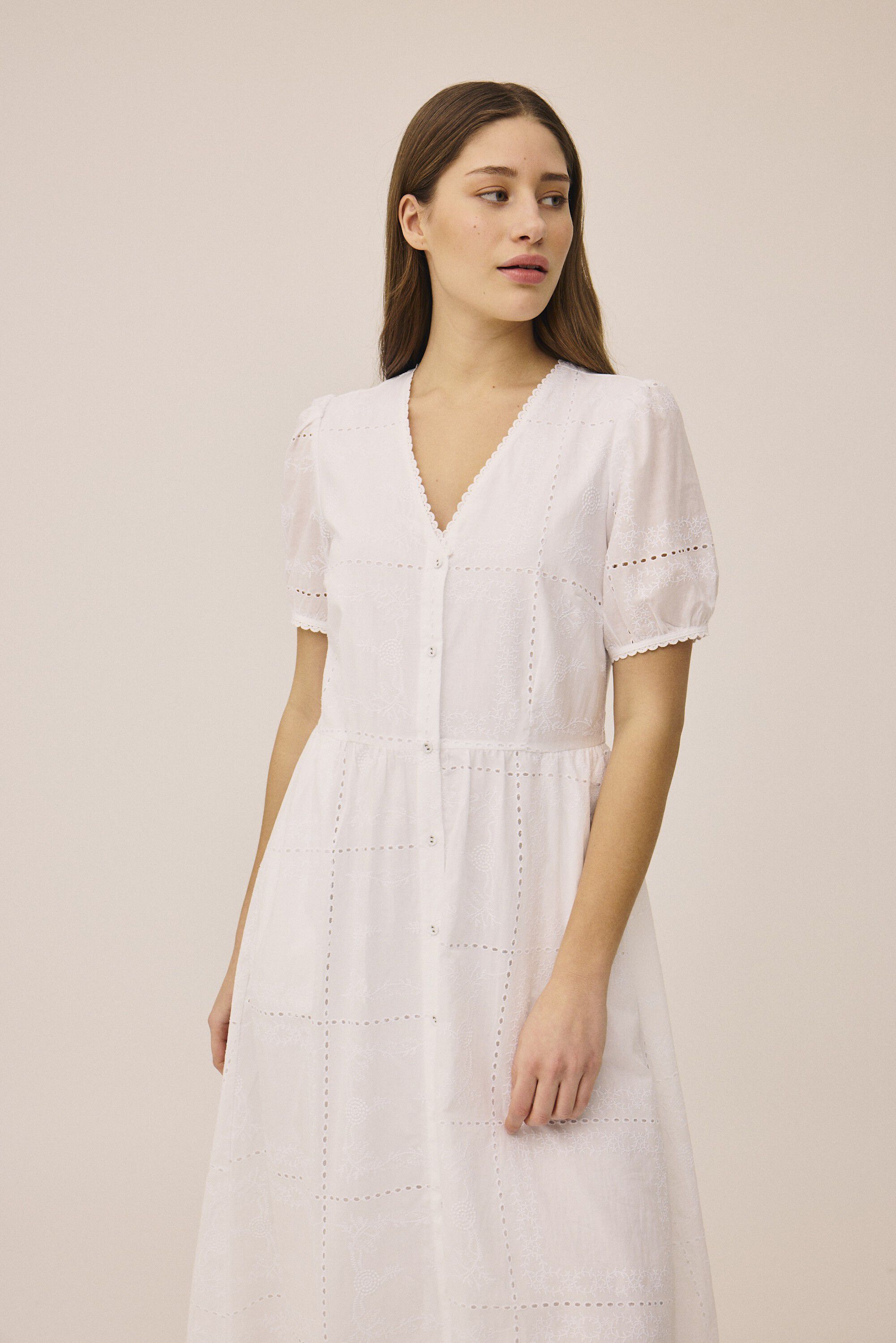 Ivy 3 EMB Dress - 100% Organic Cotton GOTS